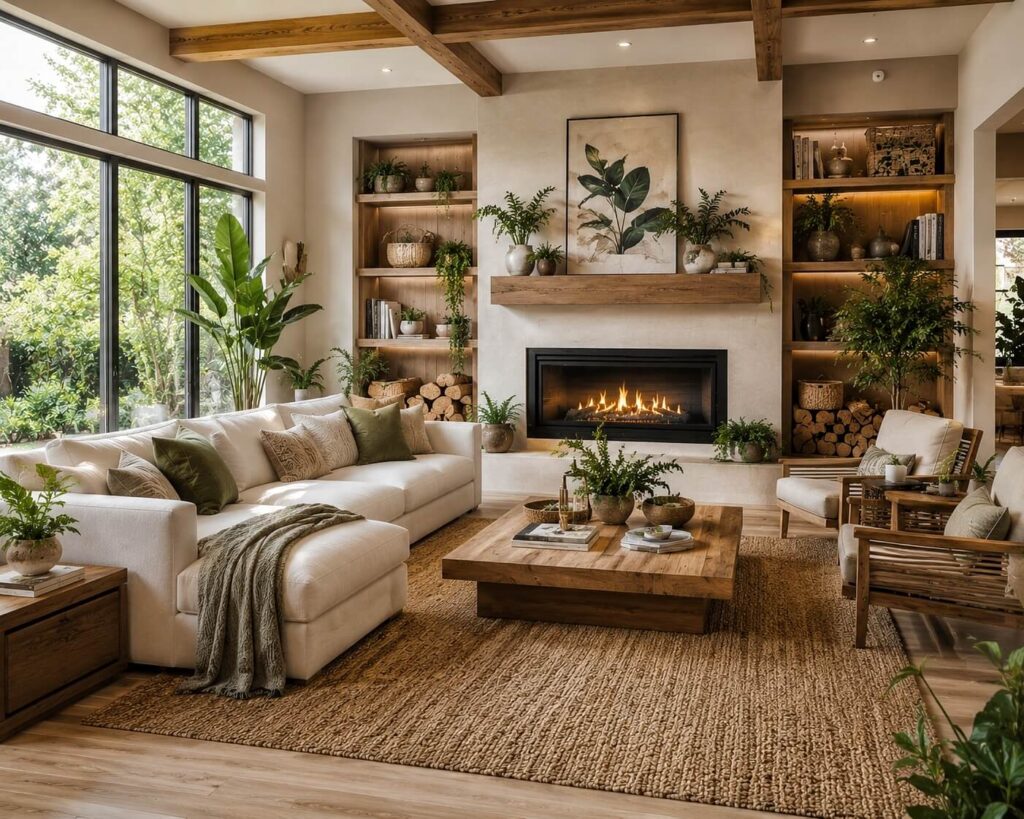 Eco-Friendly Trendy Living Room