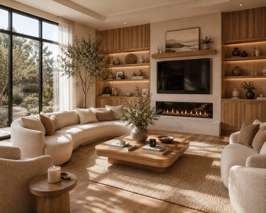 Trending Bloxburg morden  Living Room