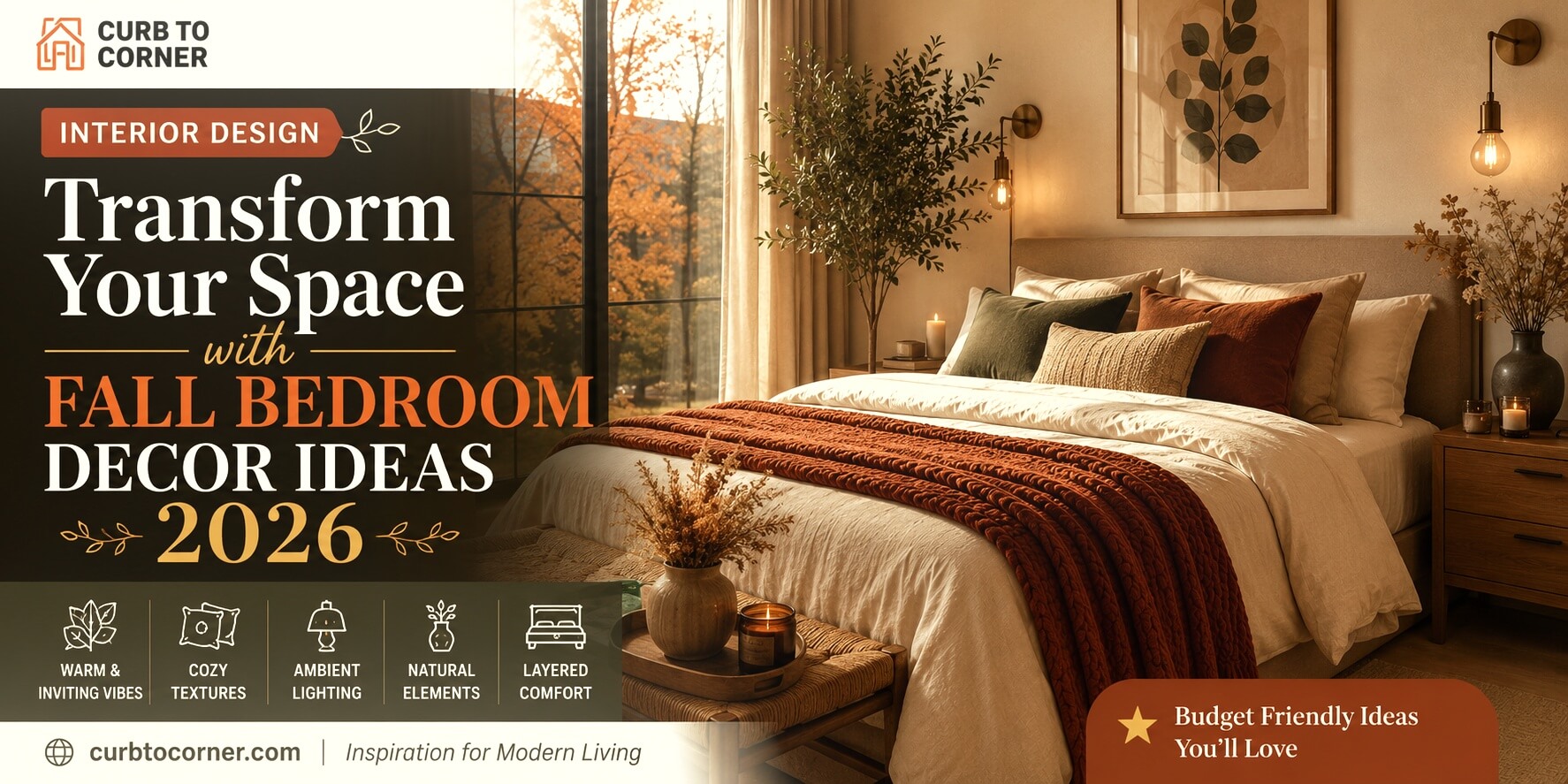 Fall bedroom decor ideas