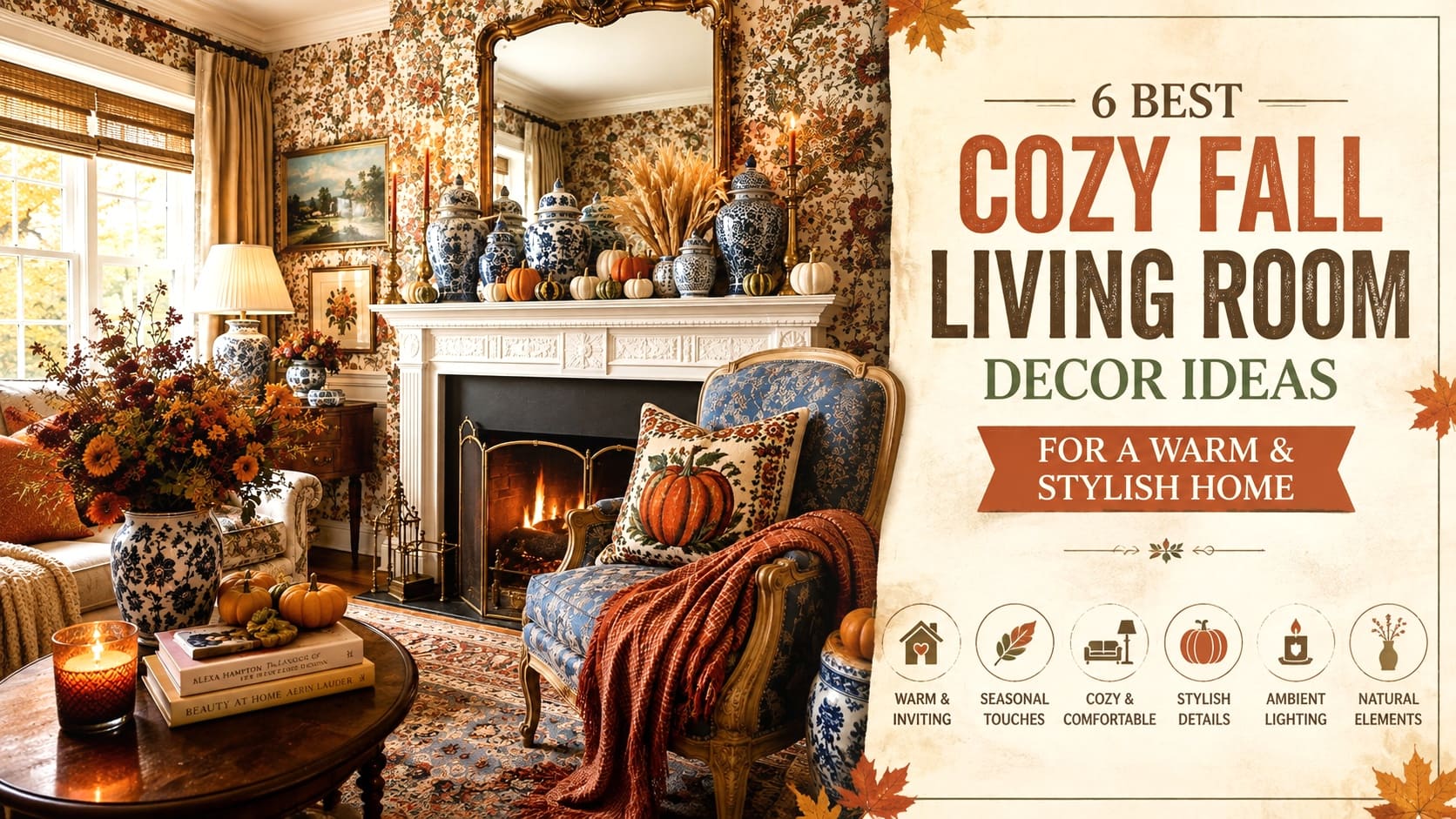 Cozy Fall Living Room Decor Ideas