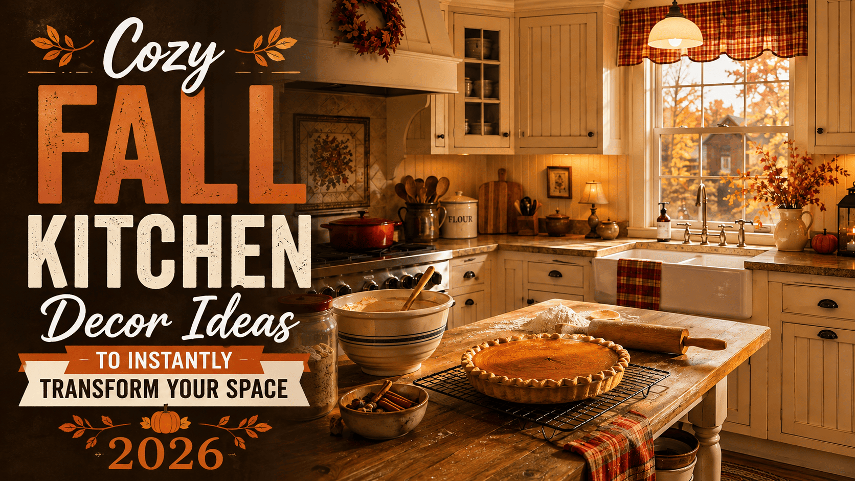Cozy Fall Kitchen Decor Ideas