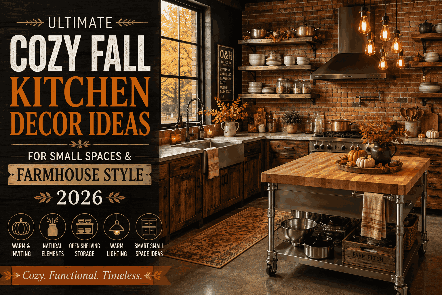 Fall kitchen decor ideas