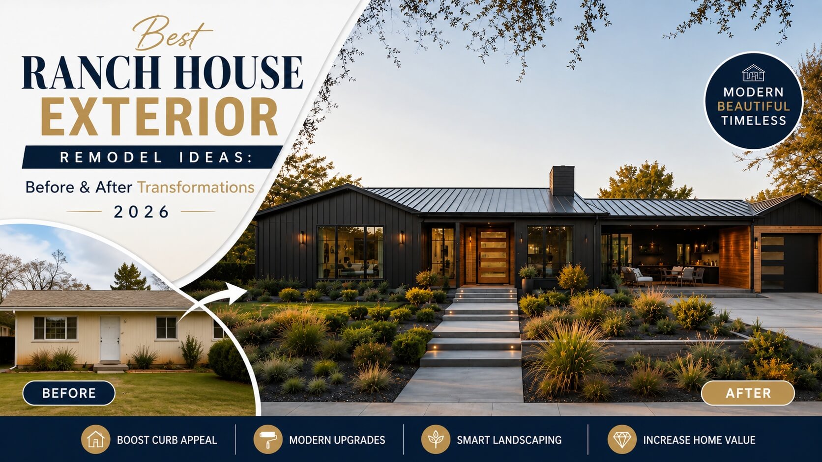 ranch house exterior remodel ideas