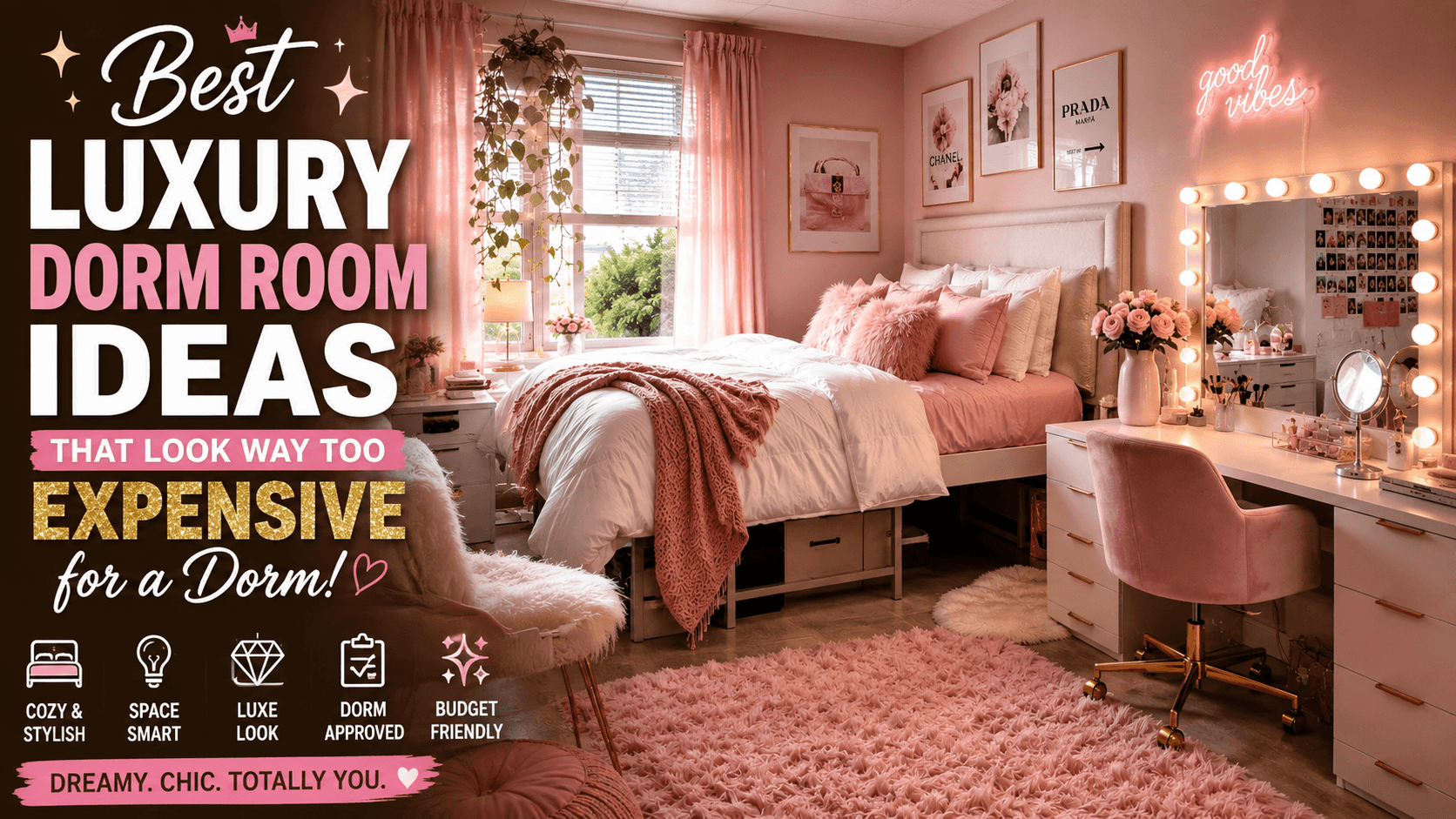 luxury dorm room ideas