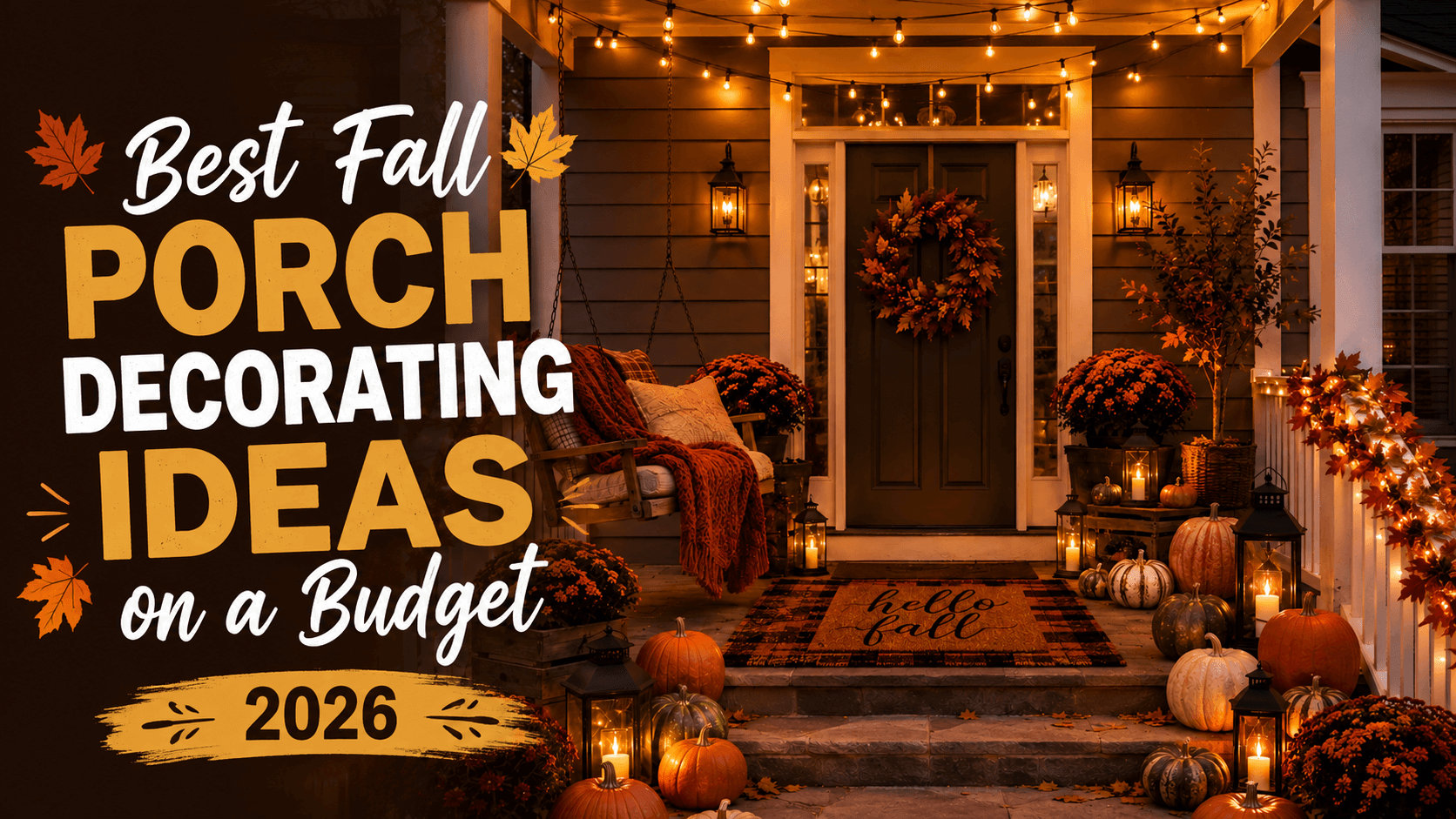 fall porch decorating ideas