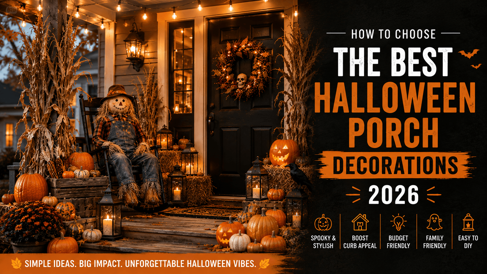 halloween porch decorations